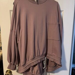 NAP Oversized Mauve Sweatshirt set